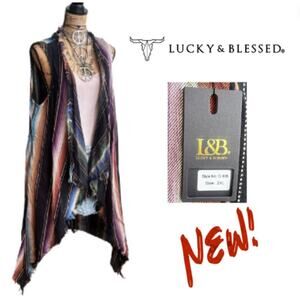 NWT - Lucky & Blessed Western Serape/Duster - PLUS SIZE 2XL - NEW